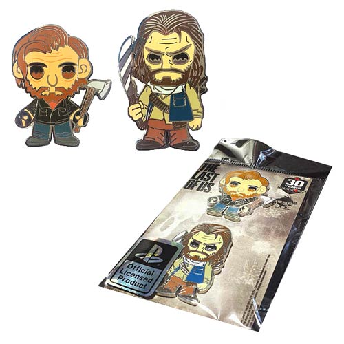 The Last of Us Bill and David Collectible Pin 2-Pack